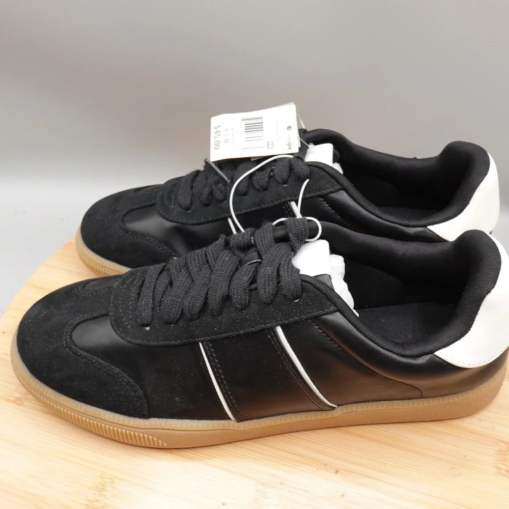 Falls Creek Women's Size 8.5 M Black Nora Sneakers Gum NWT 45 MSRP